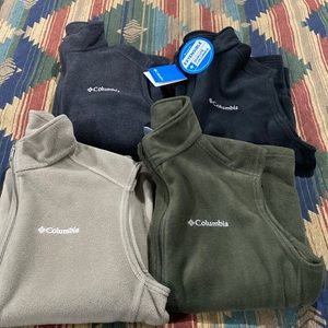 Columbia Fleece Vests Men’s Large